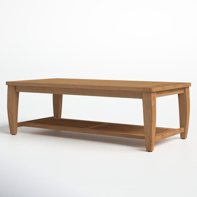 Nichols Teak Outdoor Coffee Table & Reviews Joss & Main
